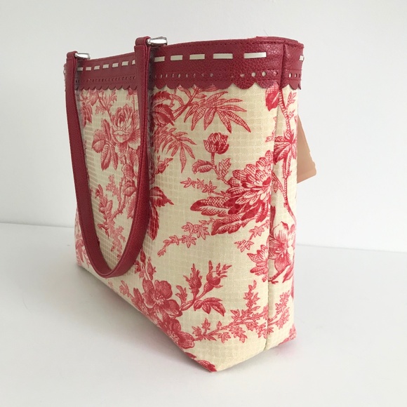 Isabella Fiore Bags | Nwt Isabella Fiore 2 Section Tote Red | Poshmark